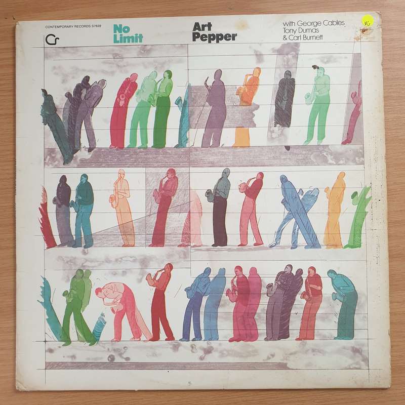 Art Pepper  No Limit  Vinyl LP Record - Very-Good Quality (VG) (verry)