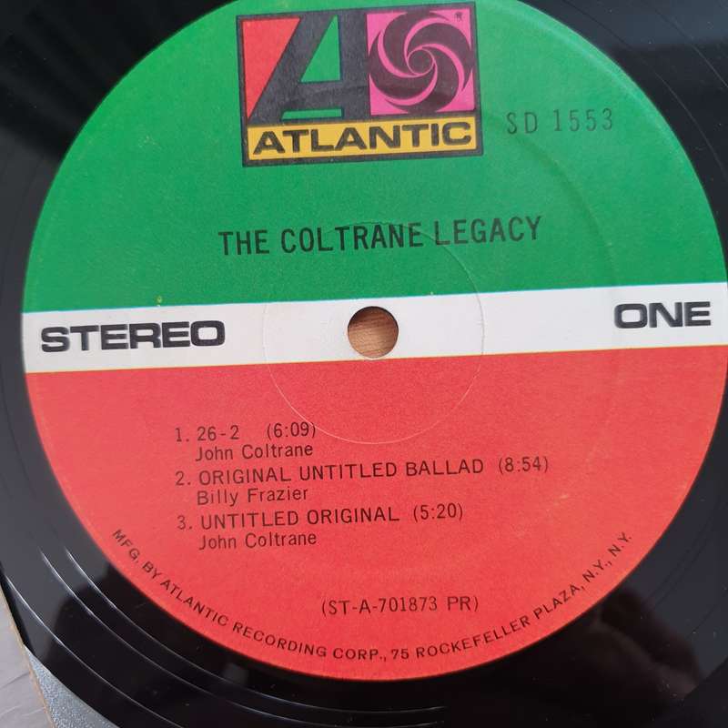 John Coltrane  The Coltrane Legacy  Vinyl LP Record - Very-Good+ Quality (VG+) (verygoodplus)