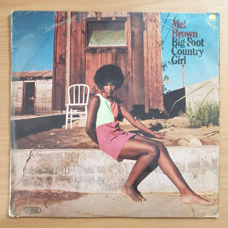 Mel Brown  Big Foot Country Girl  Vinyl LP Record - Very-Good+ Quality (VG+) (verygoodplus)
