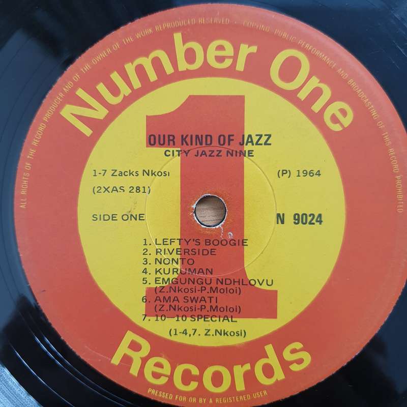 Zacks Nkosi  Our Kind Of Jazz - Vinyl LP Record - Good+ Quality (G+) (gplus)