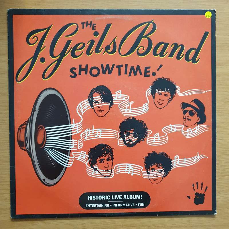 The J. Geils Band  Showtime!  Vinyl LP Record - Very-Good+ Quality (VG+) (verygoodplus)