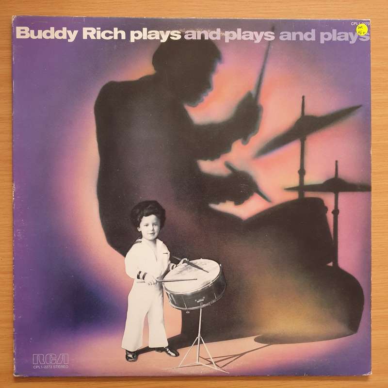 Buddy Rich  Buddy Rich Plays And Plays And Plays  Vinyl LP Record - Very-Good+ Quality (VG+...