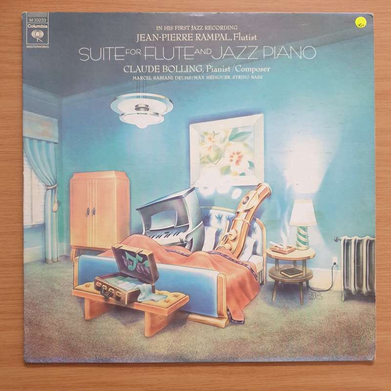 Jean-Pierre Rampal / Claude Bolling  Suite For Flute And Jazz Piano  Vinyl LP Record - Very...