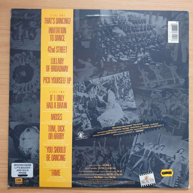 That's Dancing! - The Original Soundtrack Album From The MGM Motion Picture  Vinyl LP Record -...