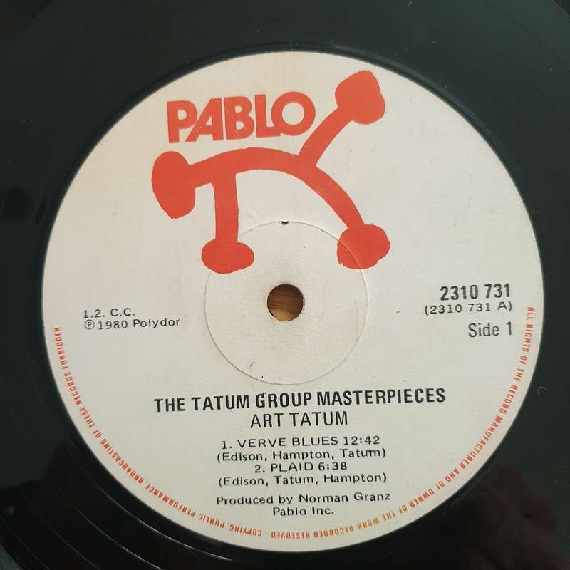 The Tatum Group Masterpieces  Art Tatum - Hampton / Edison / Rich /Callender / Kessel  Viny...