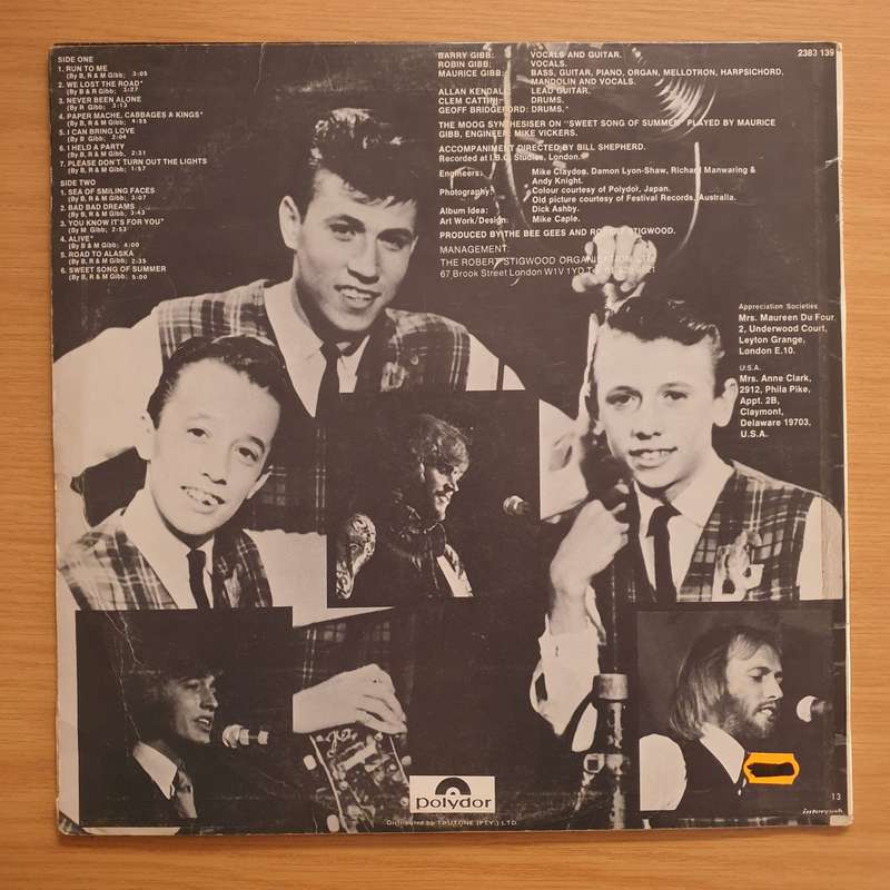 Bee Gees  To Whom It May Concern  Vinyl LP Record - Very-Good Quality (VG) (verry)