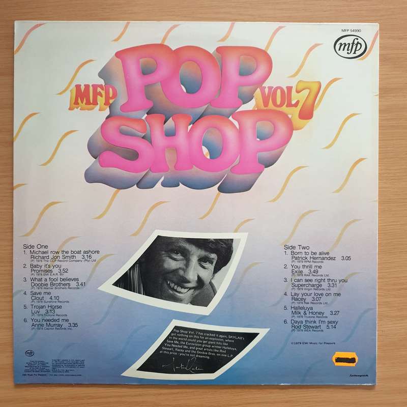 Pop Shop - Vol 7  - Vinyl LP Record - Very-Good+ Quality (VG+)