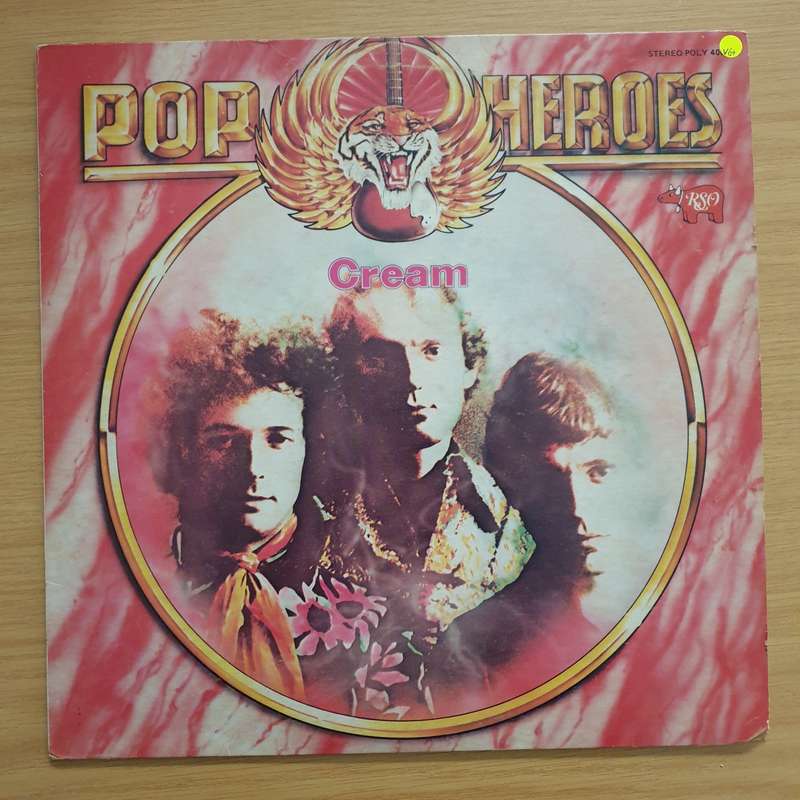 Cream  Cream  Vinyl LP Record - Very-Good+ Quality (VG+) (verygoodplus)