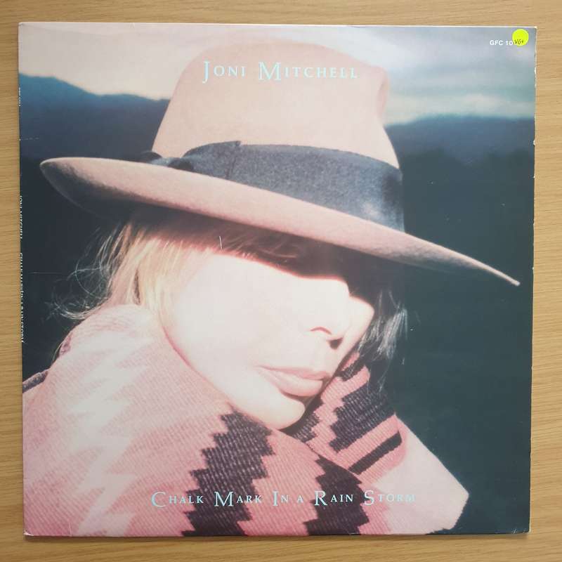 Joni Mitchell  Chalk Mark In A Rain Storm  Vinyl LP Record - Very-Good+ Quality (VG+) (very...