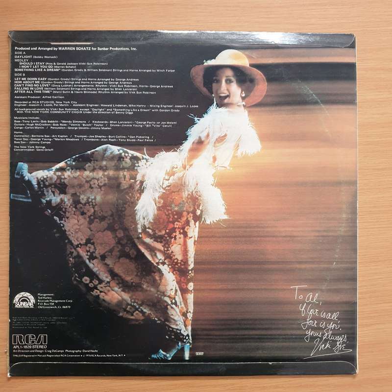 Vicki Sue Robinson  Vicki Sue Robinson  Vinyl LP Record - Very-Good+ Quality (VG+) (verygoo...