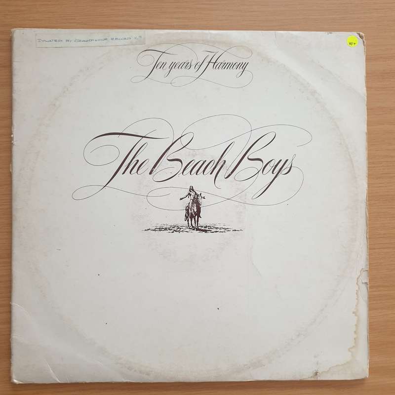 The Beach Boys  Ten Years Of Harmony - Vinyl LP Record - Very-Good+ Quality (VG+)