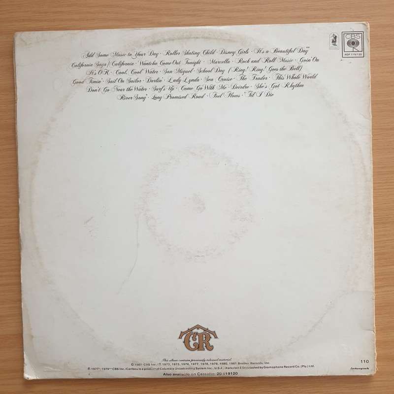 The Beach Boys  Ten Years Of Harmony - Vinyl LP Record - Very-Good+ Quality (VG+)