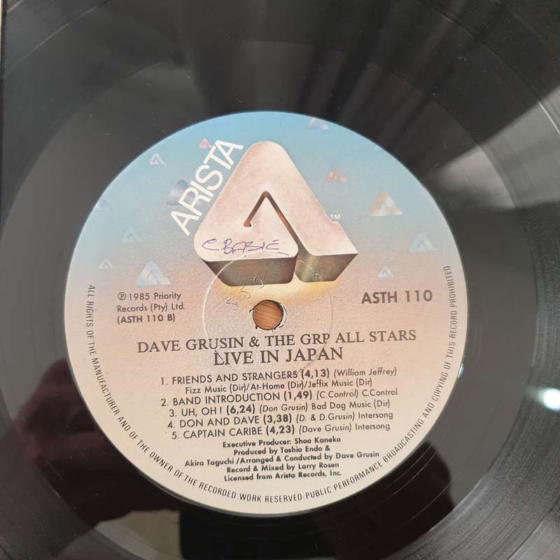 Dave Grusin And GRP All-Stars  Live In Japan - Vinyl LP Record - Very-Good+ Quality (VG+) (ver...