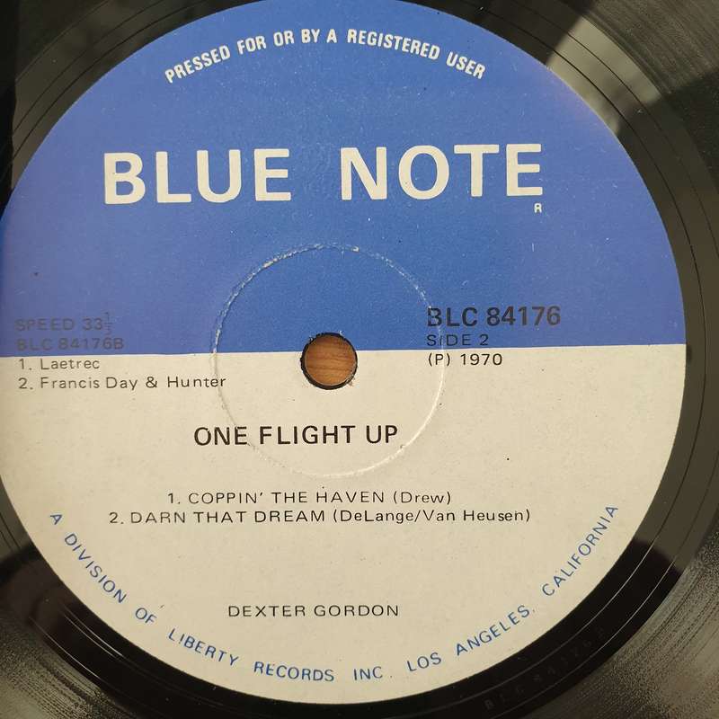 Dexter Gordon  One Flight Up - Vinyl LP Record - Very-Good+ Quality (VG+)