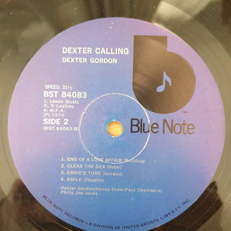Dexter Gordon  Dexter Calling . . . - Vinyl LP Record - Very-Good+ Quality (VG+)