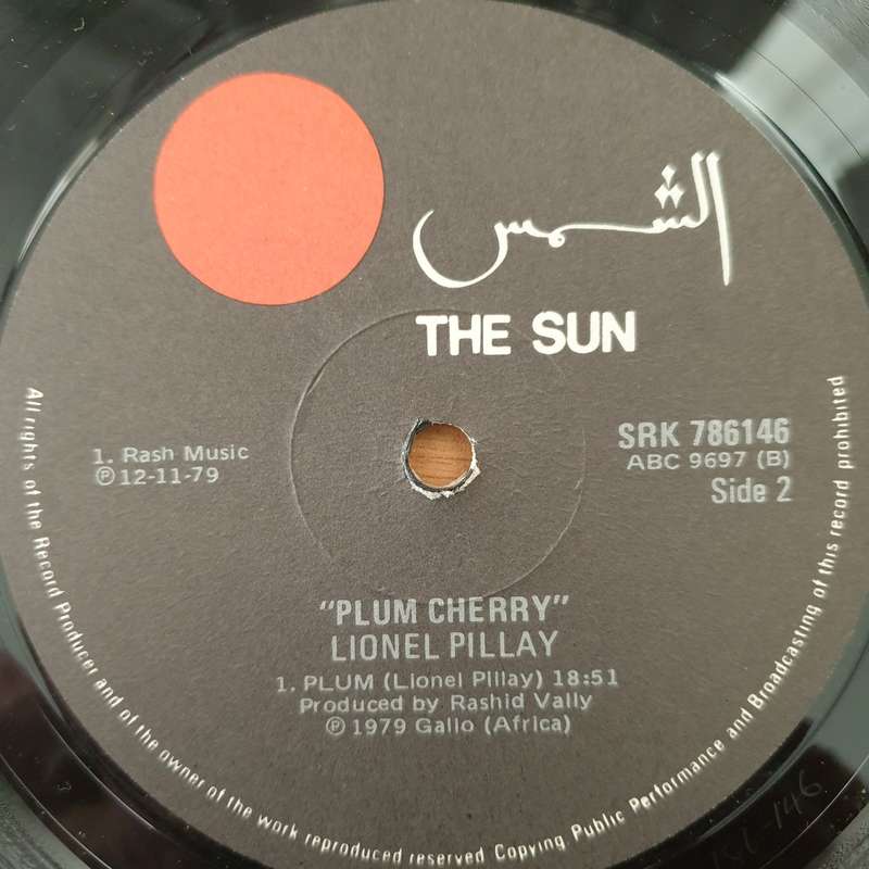 Basil Manenberg Coetzee, Lionel Pillay  Plum And Cherry - Vinyl LP Record - Good Quality (G) (...