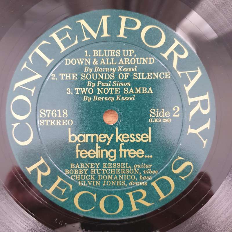 Barney Kessel  Feeling Free  Vinyl LP Record - Very-Good Quality (VG) (verry)