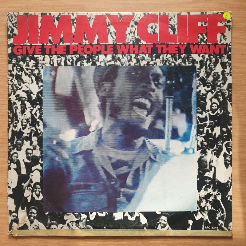Jimmy Cliff  Give The People What They Want - Vinyl LP Record - Very-Good+ Quality (VG+)