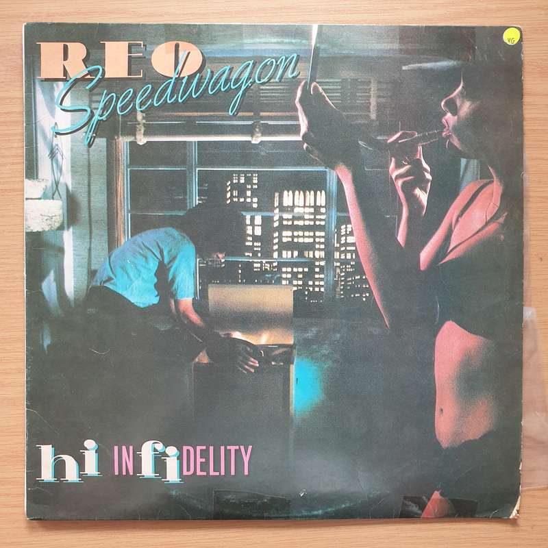 REO Speedwagon  Hi Infidelity  Vinyl LP Record - Very-Good Quality (VG) (verry)