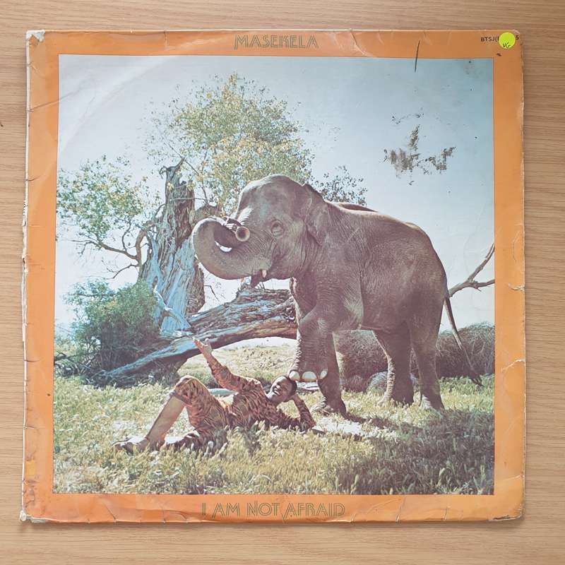 Masekela  I Am Not Afraid  Vinyl LP Record - Very-Good Quality (VG) (verry)