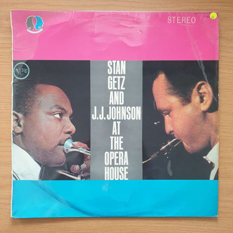 Stan Getz And J.J. Johnson  At The Opera House - Vinyl LP Record - Very-Good- Quality (VG-) (m...