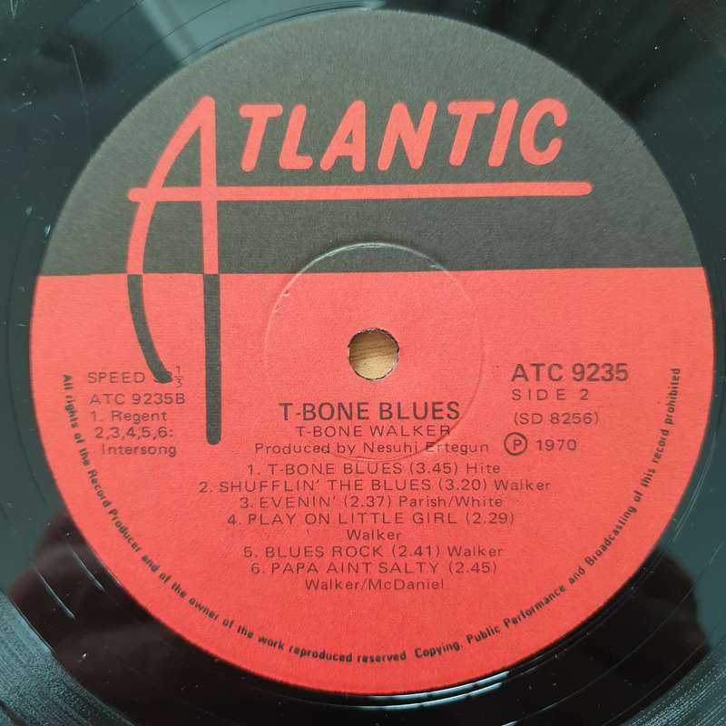 T-Bone Walker  T-Bone Blues - Vinyl LP Record - Very-Good+ Quality (VG+)