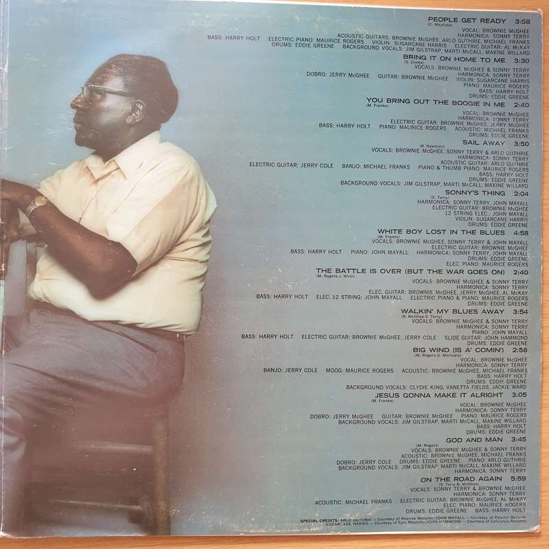 Sonny Terry & Brownie McGhee  Sonny & Brownie - Vinyl LP Record - Very-Good+ Quality (VG+)