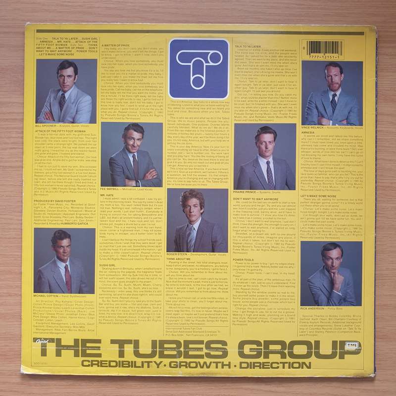 Tubes  The Completion Backward Principle (US Pressing) - Vinyl LP Record - Very-Good+ Quali...