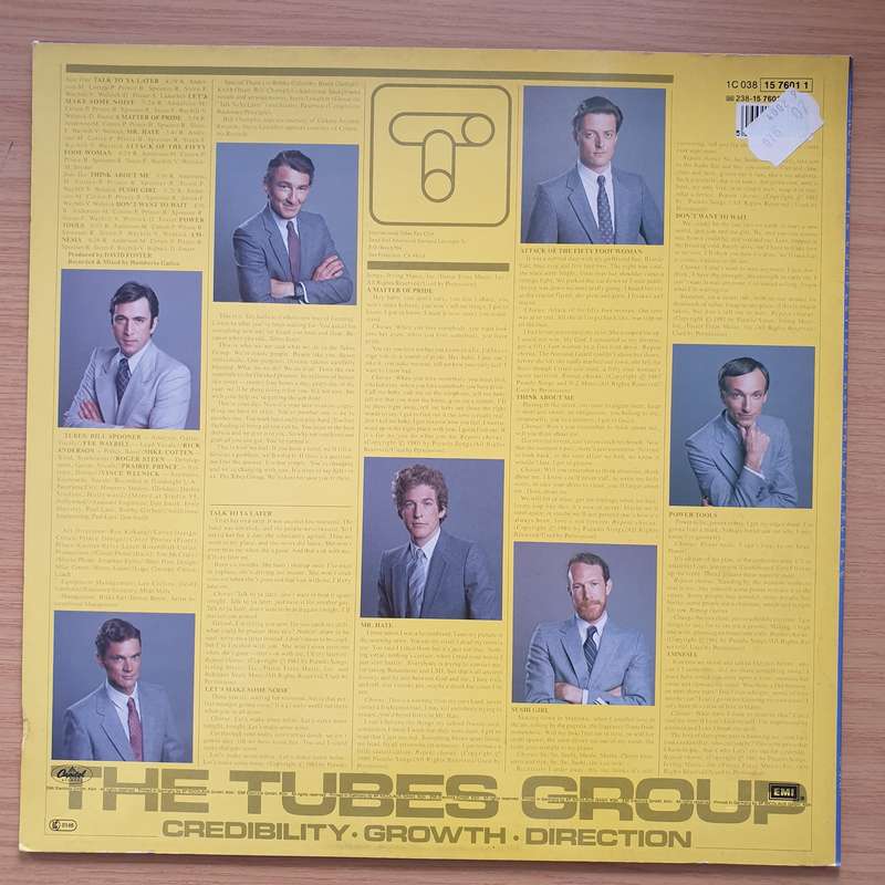 Tubes  The Completion Backward Principle (Germany Pressing) - Vinyl LP Record - Very-Good+ ...