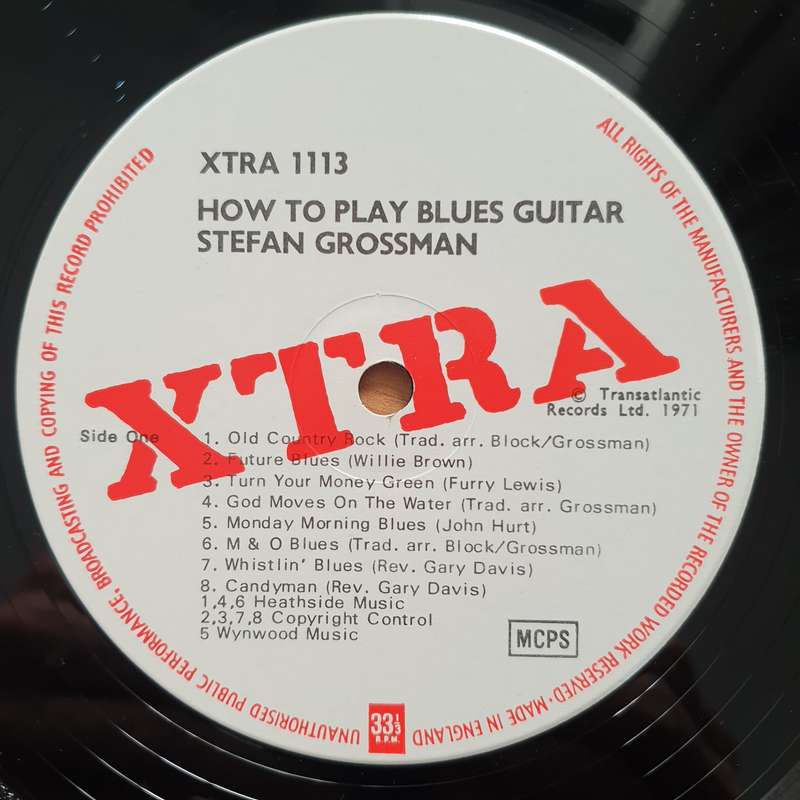 Stefan Grossman  How To Play Blues Guitar (With Booklet) - Vinyl LP Record - Opened  - V...