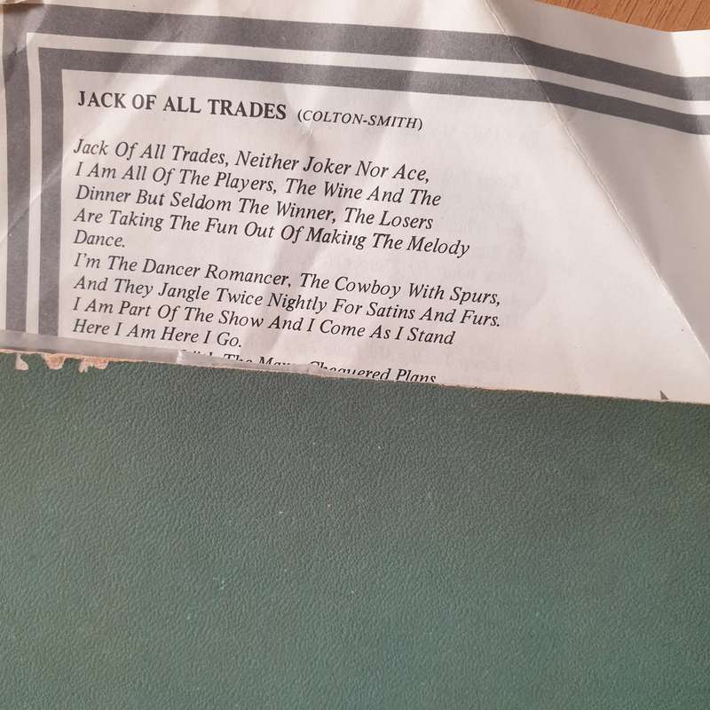 Heads Hands & Feet  Old Soldiers Never Die (with lyrics) - Vinyl LP Record - Very-Good+ Qualit...