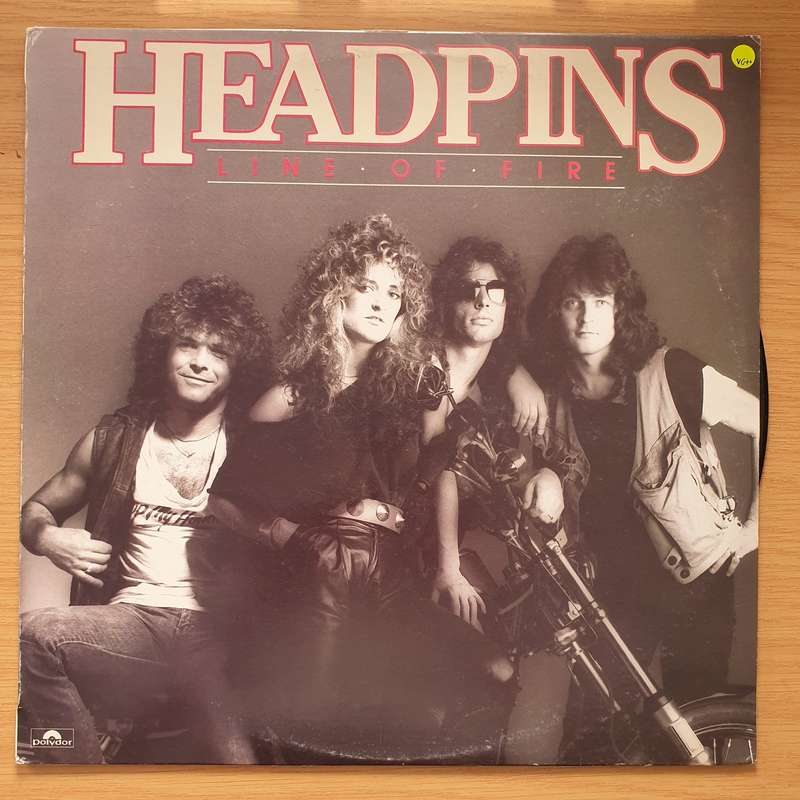 Headpins  Line Of Fire - Vinyl LP Record - Very-Good+ Quality (VG+)