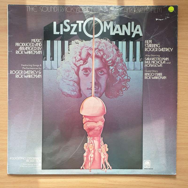 Rick Wakeman  Lisztomania - Vinyl LP Record - Very-Good+ Quality (VG+)