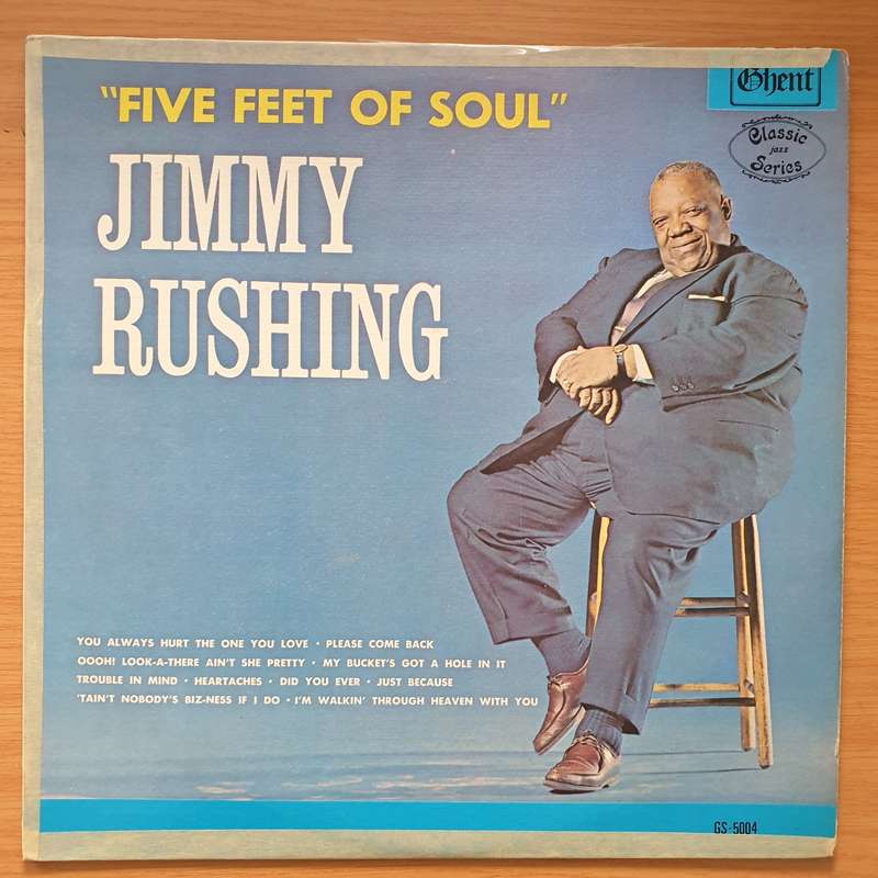Jimmy Rushing  Five Feet Of Soul - Vinyl LP Record - Very-Good+ Quality (VG+) (verygoodplus)