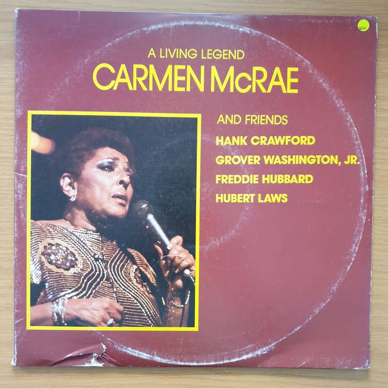 Carmen McRae - A living Legend - Vinyl LP Record - Very-Good+ Quality (VG+) (verygoodplus)