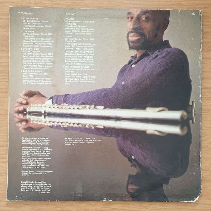 Yusef Lateef  Hush 'N' Thunder- Vinyl LP Record - Very-Good+ Quality (VG+) (verygoodplus)