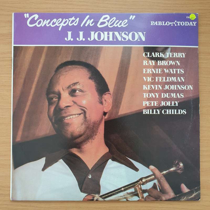 J.J. Johnson  Concepts In Blue - Vinyl LP Record - Very-Good+ Quality (VG+) (verygoodplus)