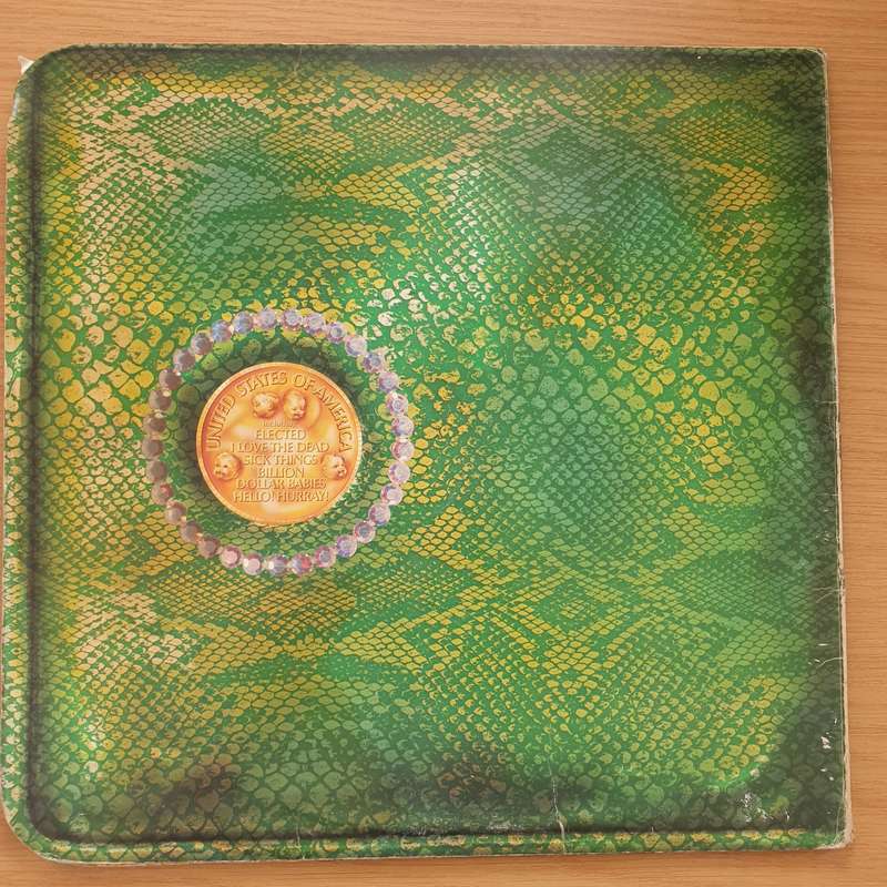 Alice Cooper  Billion Dollar Babies with Dollar $ Bill and Lyrics Inner  Vinyl LP Record - ...