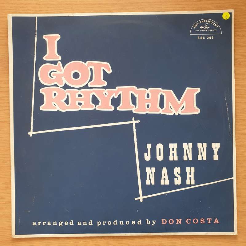 Johnny Nash  I Got Rhythm - Vinyl LP Record - Very-Good- Quality (VG-) (minus)