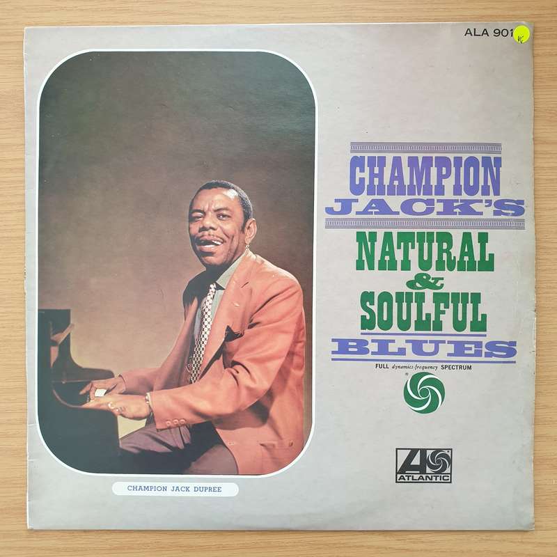Champion Jack Dupree  Natural & Soulful Blues - Vinyl LP Record - Very-Good Quality (VG) (verry)