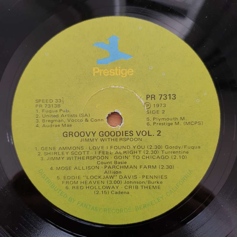 Groovy Goodies, Vol. 2 - Jimmy Witherspoon - Jazz - (Coltrane/McDuff/Burrel/Scott...) - Vinyl LP ...