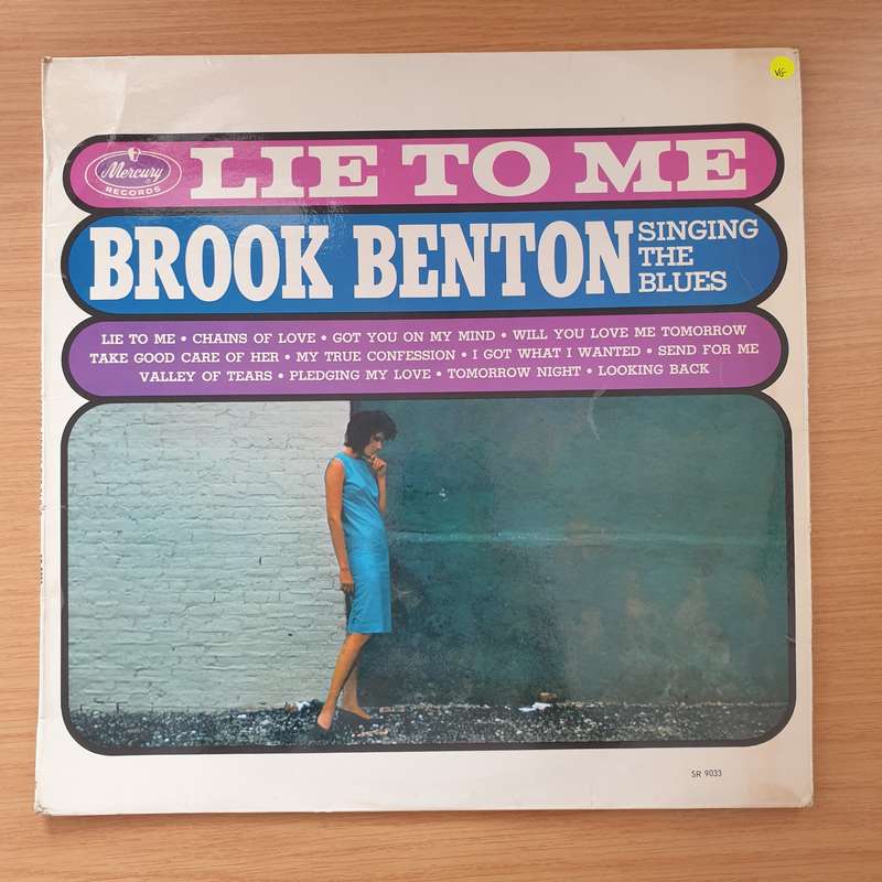 Brook Benton  Lie To Me - Brook Benton Singing The Blues - Vinyl LP Record - Very-Good Qual...