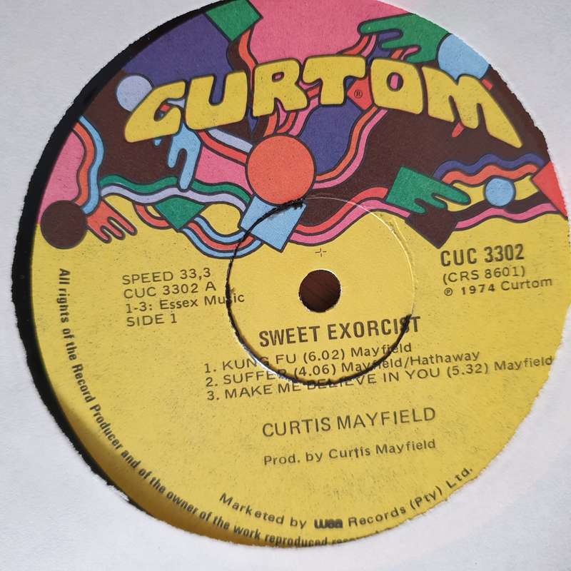 Curtis Mayfield  Sweet Exorcist - Vinyl LP Record - Very-Good+ Quality (VG+) (verygoodplus)