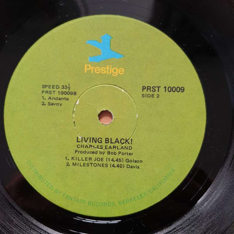Charles Earland  Living Black! (Recorded LIVE! At The Key Club, Newark, N.J.) -  Vinyl LP Reco...