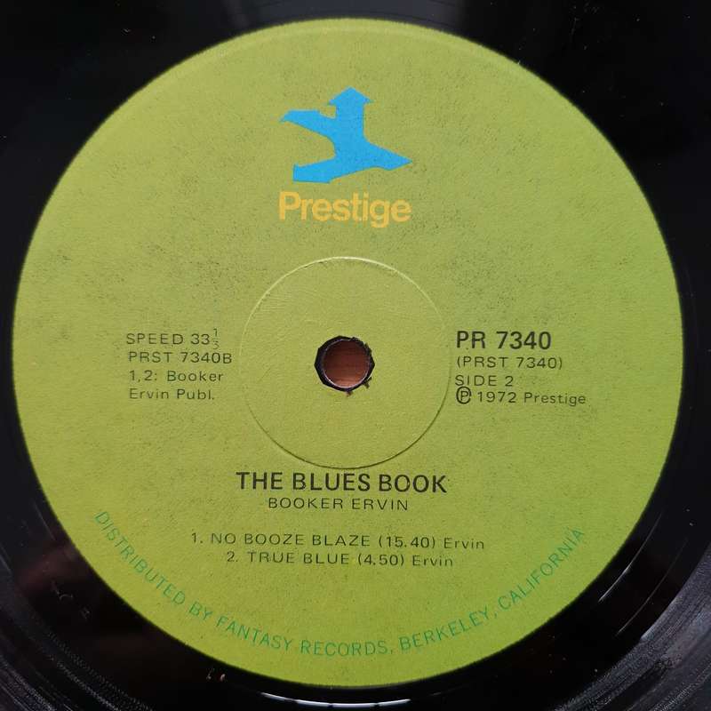 Booker Ervin  The Blues Book. -  Vinyl LP Record - Very-Good+ Quality (VG+)