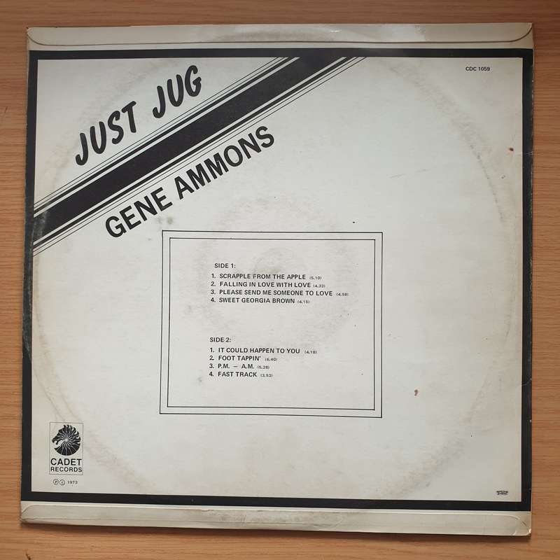 Gene Ammons  Just Jug -  Vinyl LP Record - Very-Good+ Quality (VG+)