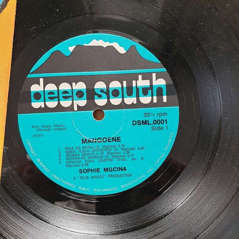 Sophie Mgcina  Mangoene - Vinyl LP Record - Very-Good Quality (VG) (verry)