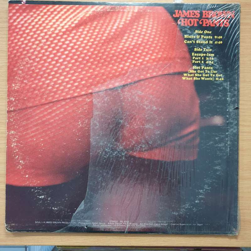 James Brown  Hot Pants  Vinyl LP Record - Very-Good+ Quality (VG+)