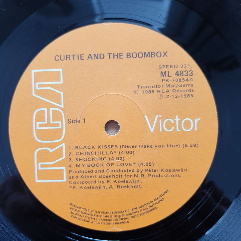 Curtie And The Boombox  Curtie And The Boombox - Vinyl LP Record - Very-Good+ Quality (VG+)