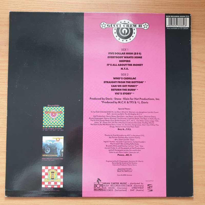 Gucci Crew II  Everybody Wants Some - Vinyl LP Record - Very-Good+ Quality (VG+)